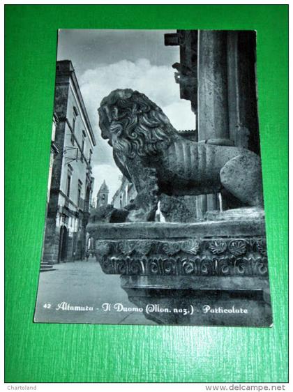 Cartolina Altamura - Il Duomo - Particolare 1959