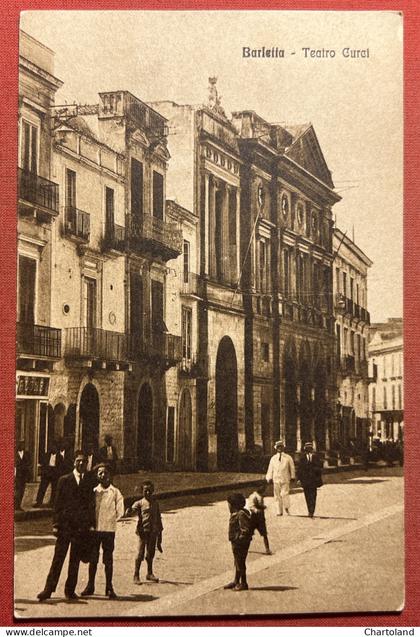 Cartolina - Barletta - Teatro Curci - 1924