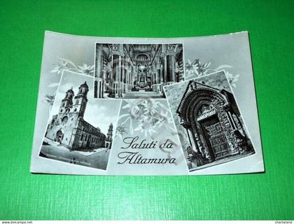Cartolina Saluti da Altamura - Vedute diverse 1956