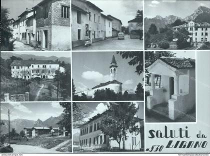 cz22 cartolina saluti da libano provincia di  belluno veneto