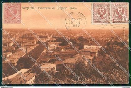 Bergamo Città Veduta di Bergamo Bassa cartolina RB6087