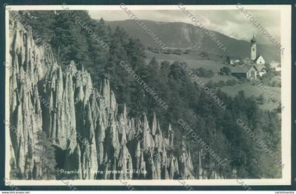 Bolzano Renon Collalbo Piramidi di Terra Foto cartolina ZC4163