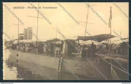 Brindisi Torpediniere cartolina RB4726