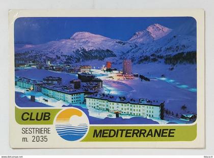 27984 Cartolina pubblicitaria - Torino - Sestriere - Club Mediterranee - VG 1980