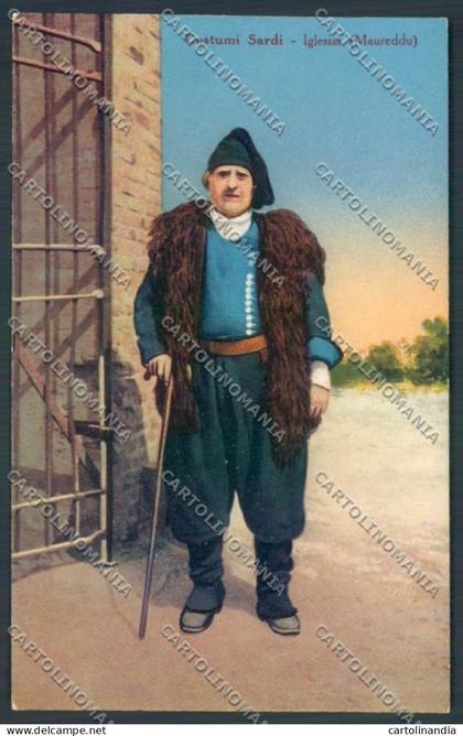 Cagliari Costumi Sardi Iglesias cartolina ZG0516