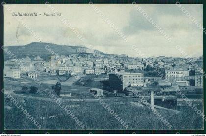 Caltanissetta Città ABRASA cartolina KVM0403