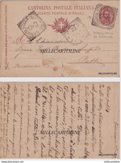 TERRANOVA DI SICILIA: Cartolina Postale   1902