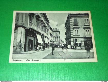 Cartolina Aversa - Via Roma 1940 ca.