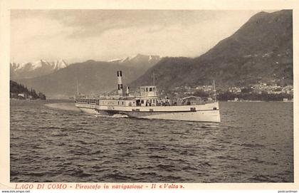 Italia - LAGO DI COMO - Piroscafo in navigazione - Il Volta