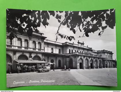 Cartolina - Cremona - Stazione Ferroviaria - 1955