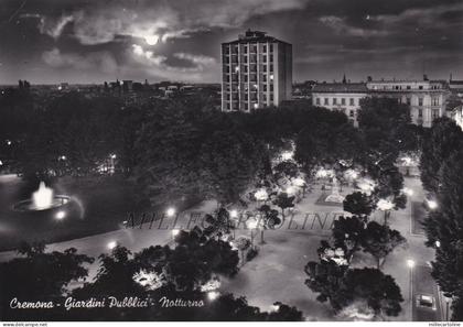 CREMONA:  Giardini Pubblici - notturno   1959