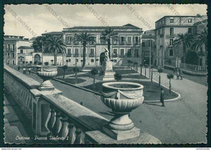 Crotone Città PIEGA FG cartolina ZK2322
