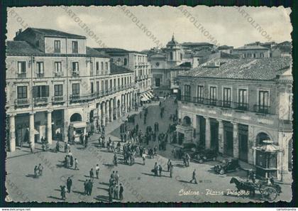 Crotone Città PIEGHINE STRAPPINO FG cartolina ZK2323