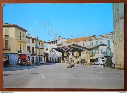 Cartolina Bagnolo Piemonte (Piemonte) (CN) - Piazza S. Pietro - 1960 ca.