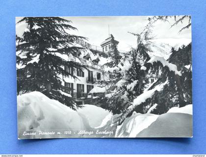 Cartolina Limone Piemonte - Albergo Excelsior - 1955