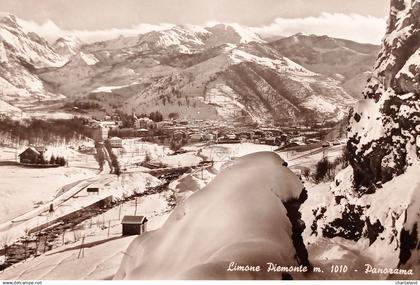 Cartolina - Limone Piemonte - Panorama - 1955