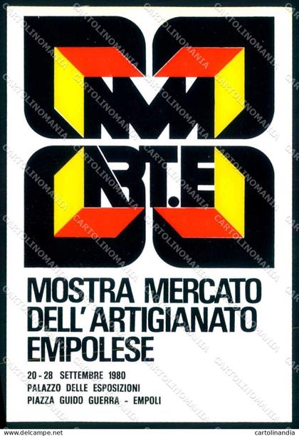 Firenze Empoli Mostra Mercato Artigianato FG cartolina JK0129