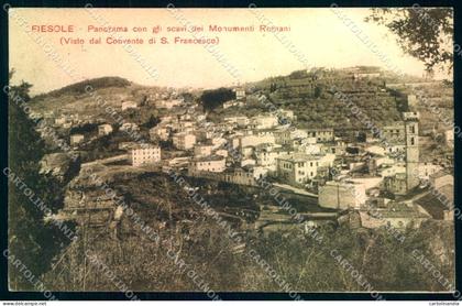 Firenze Fiesole Scavi Monumenti Romani cartolina JK0377