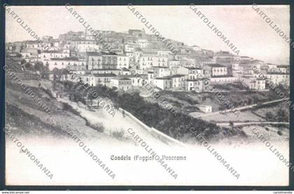 Foggia Candela cartolina ZB7069