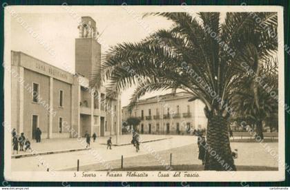 Foggia San Severo Fascismo cartolina KVM1217
