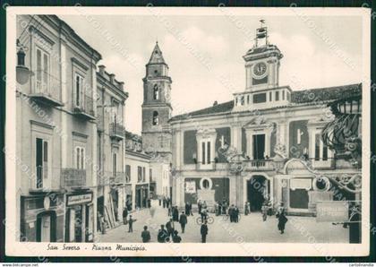 Foggia San Severo Municipio FG cartolina ZK5964