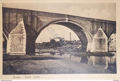 Cartolina - Cesena - Ponte Vecchio - 1958