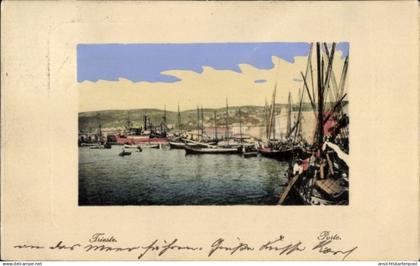 CPA Triest Trieste Friuli Venezia Giulia, Hafen