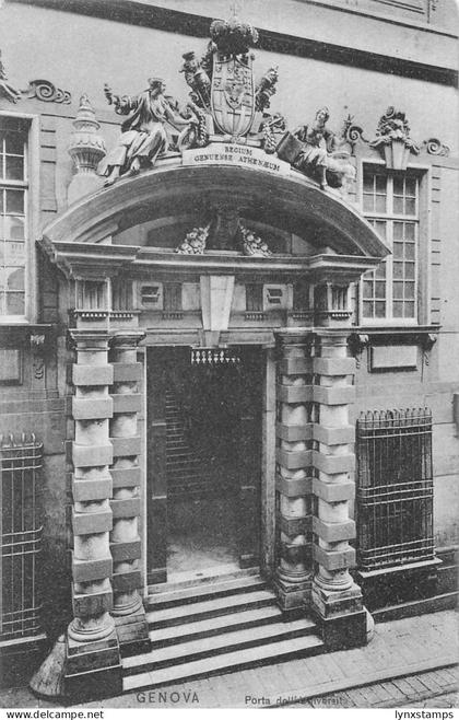 B148 Italy Genova Genoa Porta dell Universita University postcard