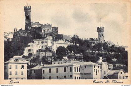 B330 Italy Genova Genoa Castello de Albertis Castle vintage postcard