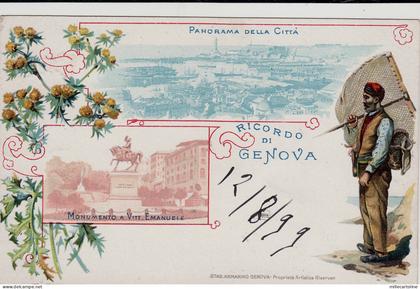 #GENOVA: RICORDO DI GENOVA - 1899