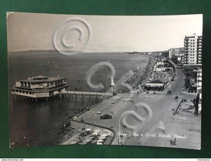 Cartolina Follonica - Viale Italia e Hotel Piccolo Mondo - 1963