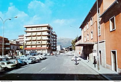 Cartolina - Isernia - Piazzale Stazione - 1970 ca.