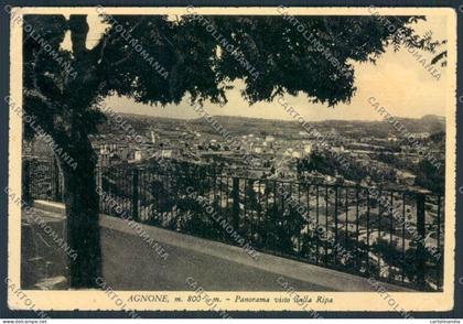 Isernia Agnone PIEGHINE FG cartolina MV8903