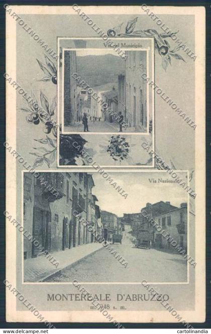 L'Aquila Montereale cartolina MV9698