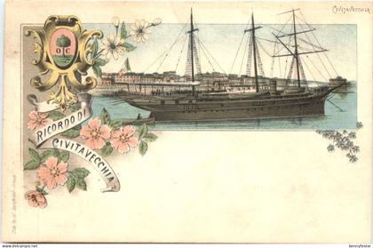 Ricordo di Civitavecchia - Litho