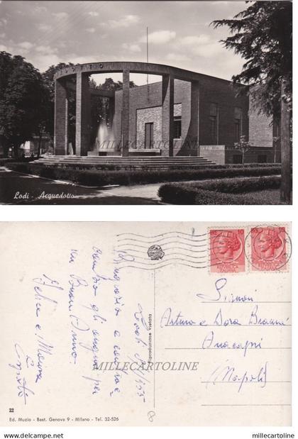 LODI - Acquedotto   1955