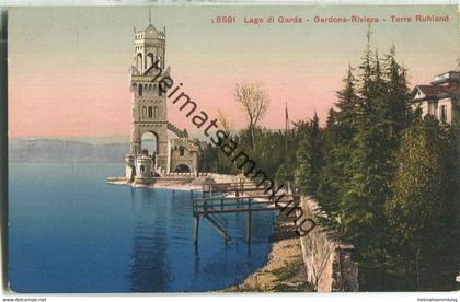 Lago di Garda - Gardone Riviera - Torre Ruhland - Edition Photoglob Zürich