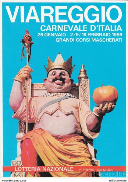 * CARNEVALE DI VIAREGGIO - Pubblicitaria 1986