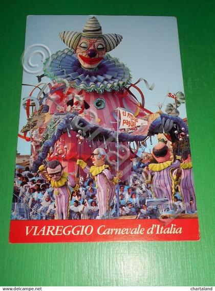 Cartolina Carnevale di Viareggio 1985 - Grandi Corsi Mascherati