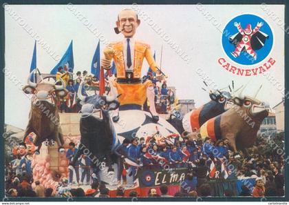 Lucca Viareggio carnevale FG cartolina JK1954