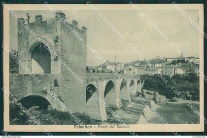 Macerata Tolentino cartolina QK6545
