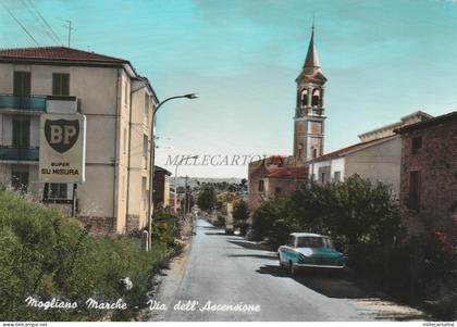 MOGLIANO MARCHE - Via dell'Ascensione 1967 Benzina BP