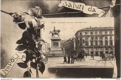 CPA NAPOLI Saluti ITALY (15398)