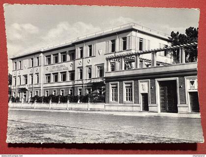 Cartolina - Gruppo Edison - Colonia Ettore Motta - Marina di Massa - 1954