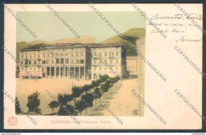 Massa Carrara cartolina ZB3527