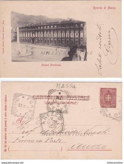 MASSA: PALAZZO PROVINCIALE    1901