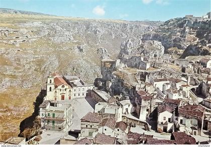 Cartolina - Matera - La Roccia dell'Idris - 1965