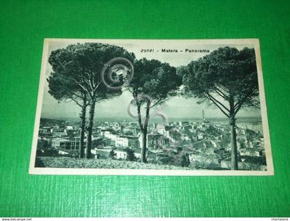 Cartolina Matera - Panorama 1930 ca