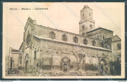 Matera Città Cattedrale cartolina JK1267