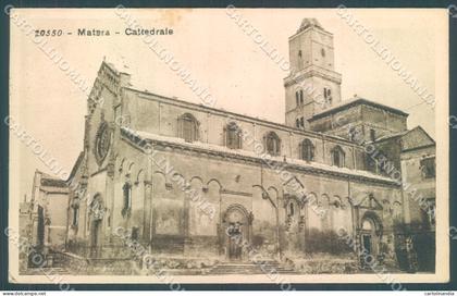 Matera Città Cattedrale cartolina JK1267